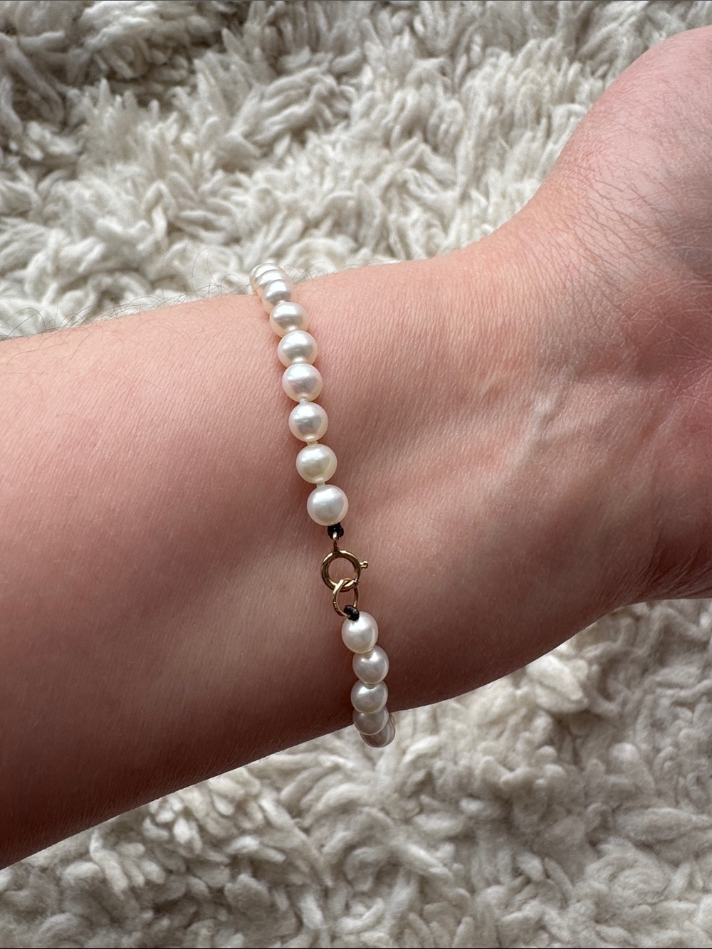 14K Pearl Bracelet - Picture 3 of 4